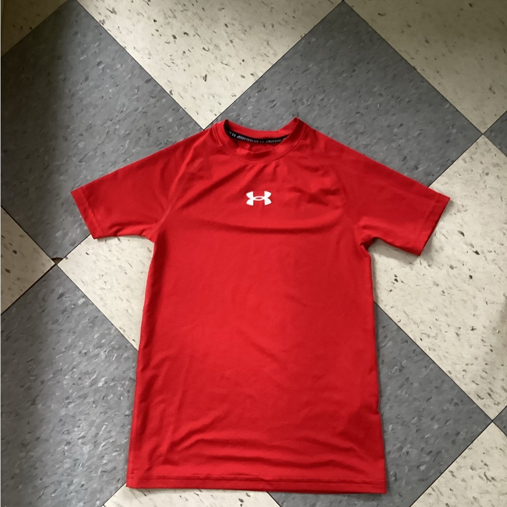 NWOT Under Armour Red Shirt
